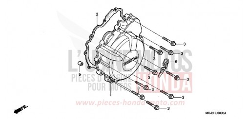 COUVERCLE DE GENERATRICE CBR900RR2 de 2002